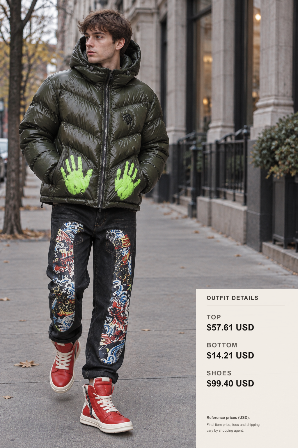 Celine Jacket: 3 Fall-Winter Outfit Options outfit 1 full-body street style for fashionreps