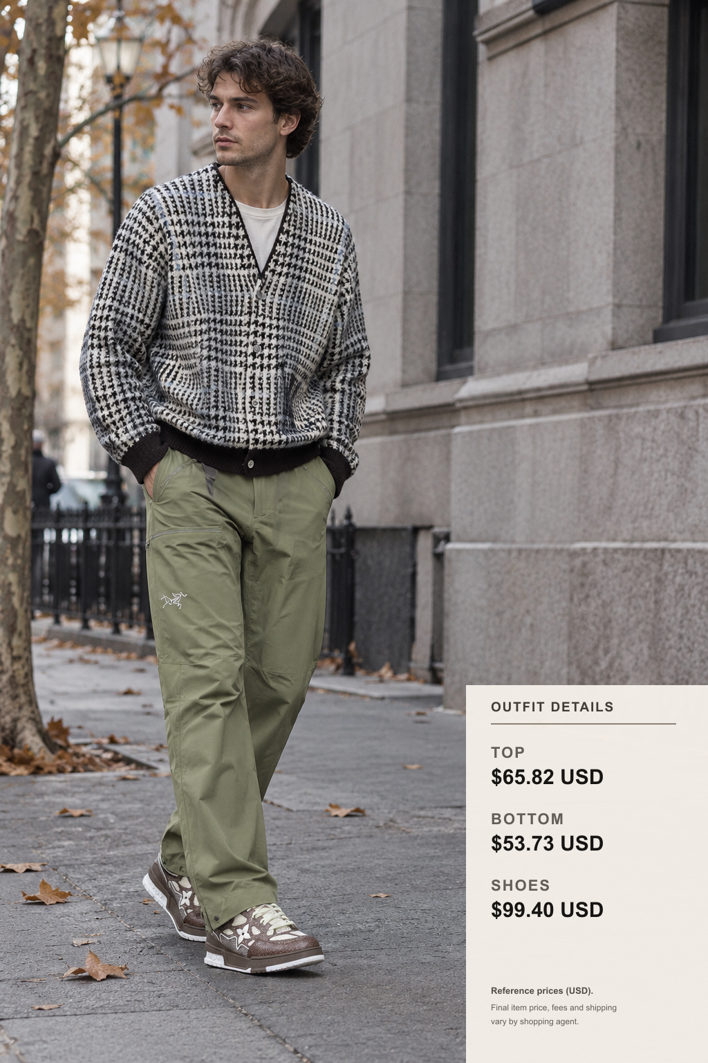 hellstar Sweatshirt Layers for Winter Styling outfit 1 full-body street style for fashionreps