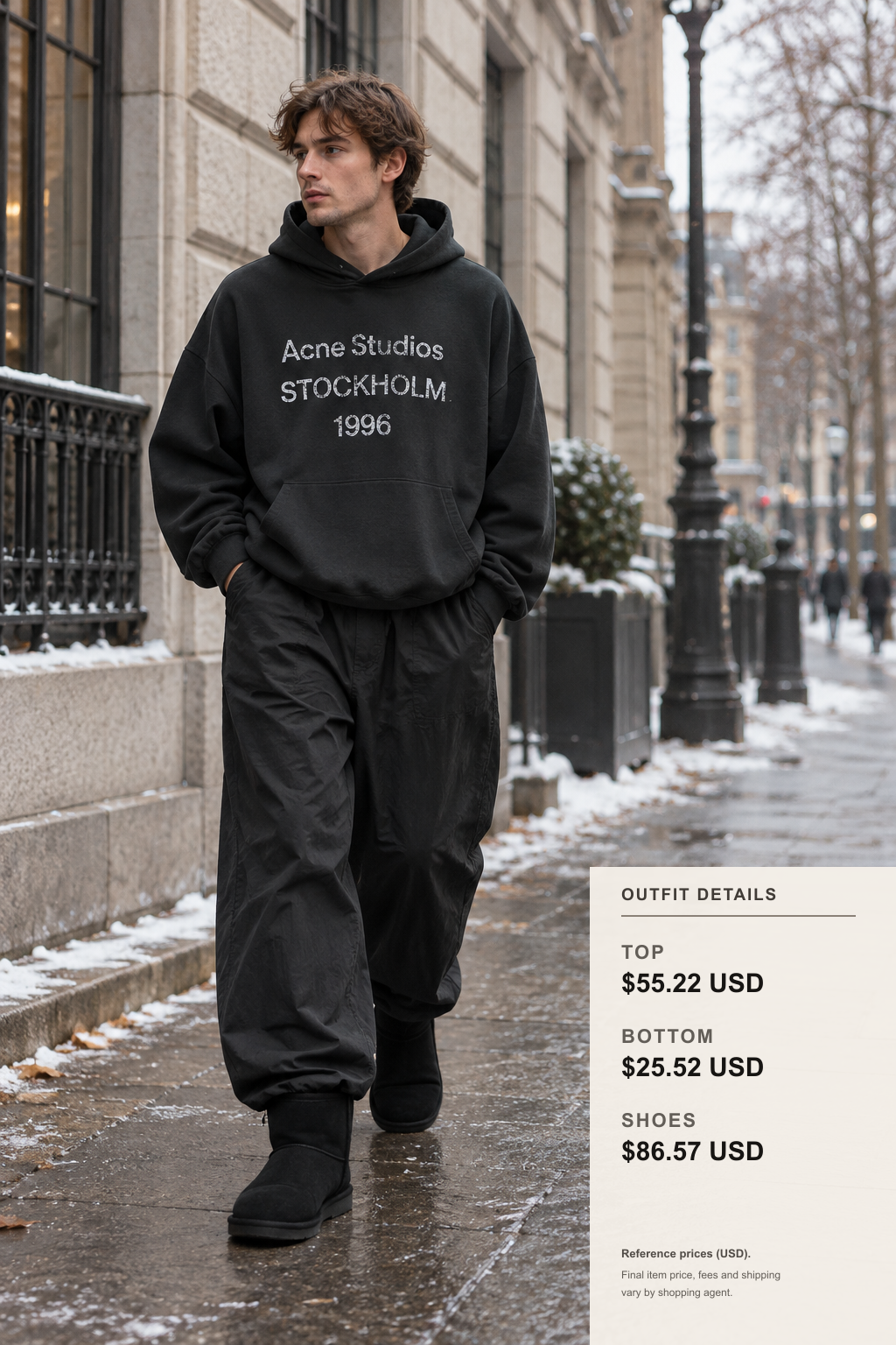 adidas Hoodie Outfits for Fall and Winter outfit 2 full-body street style for fashionreps