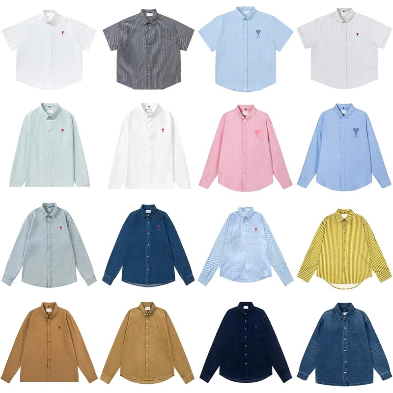 Ami Paris Check Multicolor T-Shirt Collection Review: A Split Spec Sheet Across 37 Colour Codes
