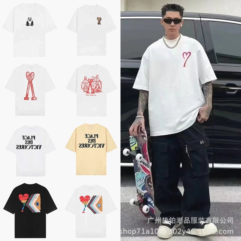 Ami Paris Everyday T-Shirt Collection Review: Grading the Navy Heart Tee Against Its Warehouse QC Photos