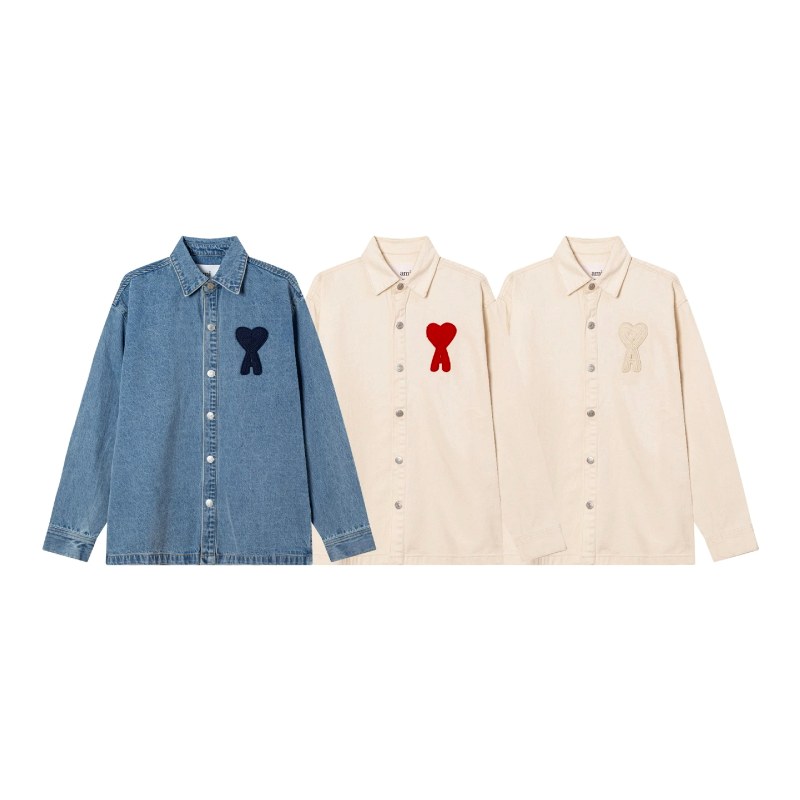 Ami Paris Heart-Embroidered Denim Shirt Review: Five QC Points on a $47.01 Denim Shirt