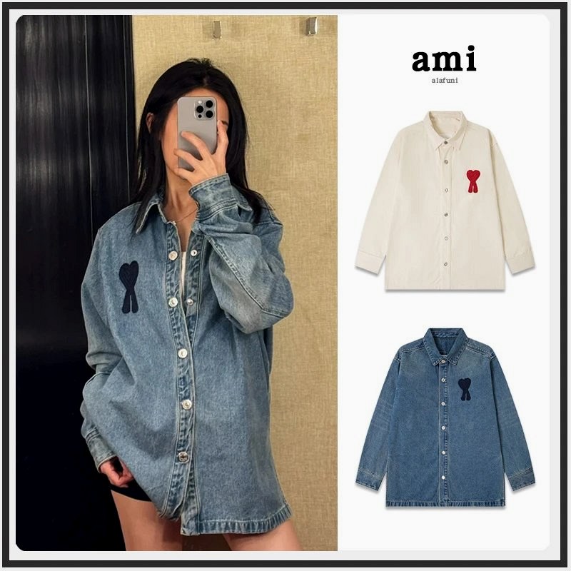 Ami Paris Heart-Embroidered Denim Jacket Review: The Listing Calls It a Short-Sleeve Cardigan