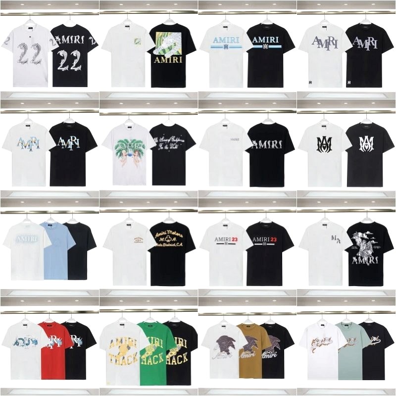 Amiri Letter-Print Logo T-Shirt Review: Our UV-Torch QC on a $8.36 Cotton Crew Neck