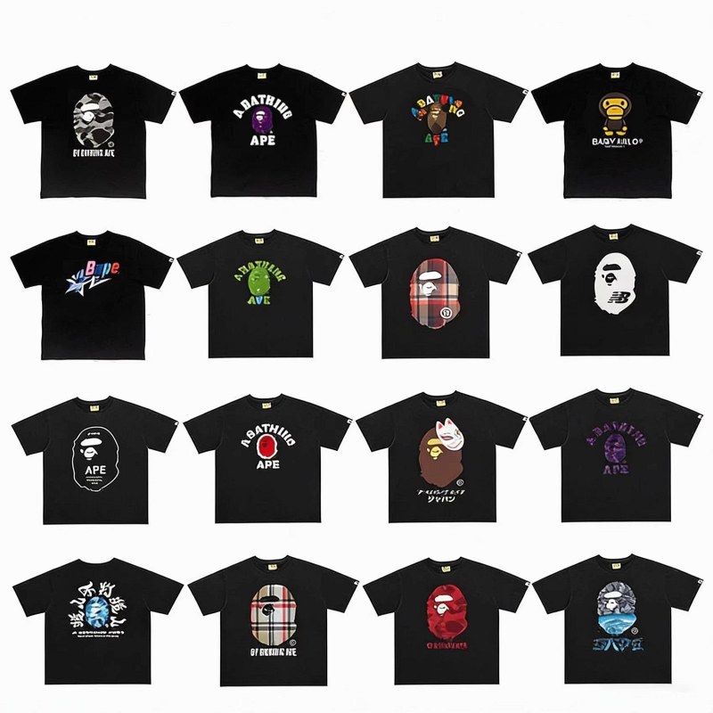 Bape Classic Monkey Print T-Shirt Collection Review: Measured, Weighed and QC-Graded