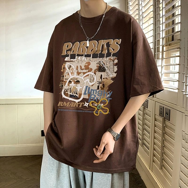 Foreign Trade Brown T-Shirt Review: Grading the Cartoon Print Against the Warehouse QC Photos