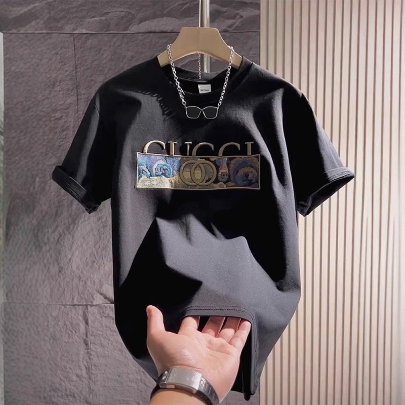 Gucci Black T-Shirt Review: Reading the 65–80cm Body Range on a $7.31 Cotton Crewneck