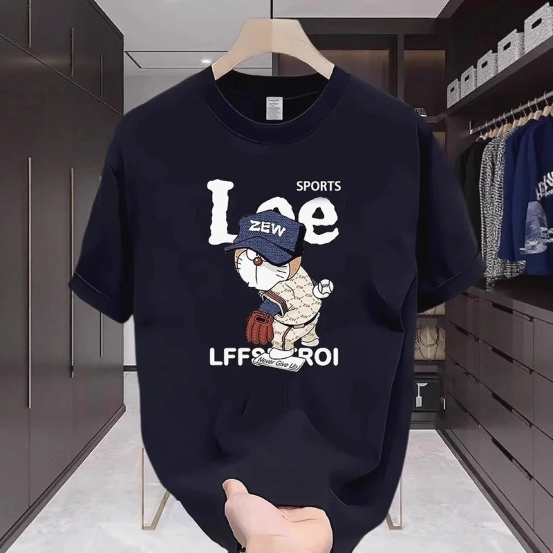 Lee Black T-Shirt in Casual Streetwear Style Review: Two Cotton Weights, Measured