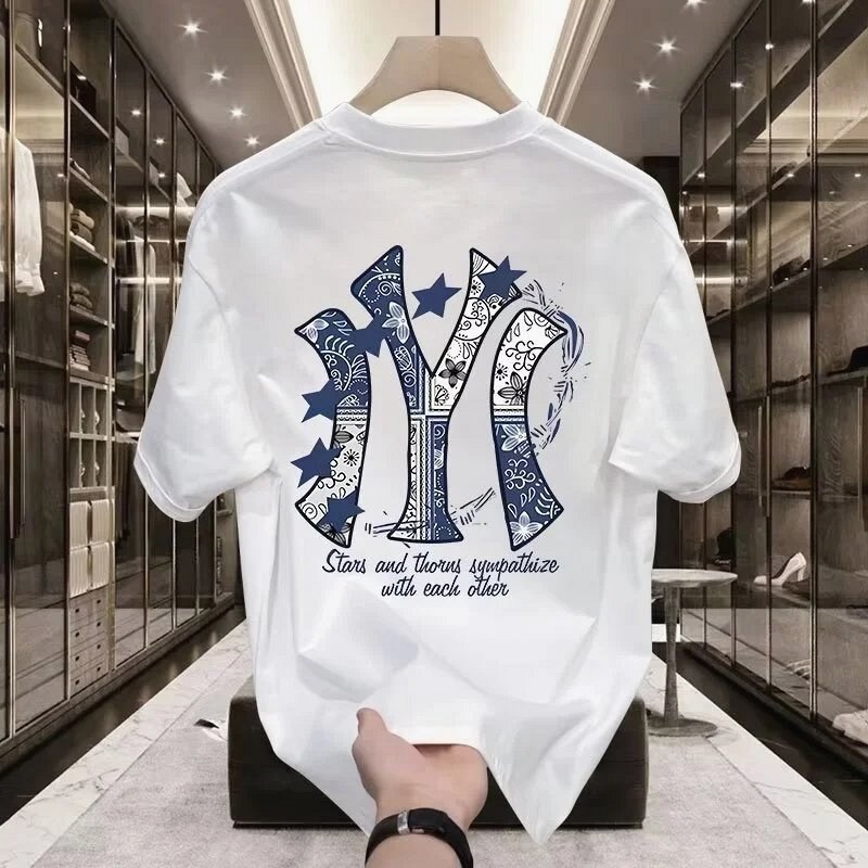 MLB Blue Printed Streetwear T-Shirt Review: A $3.73 Milk-Silk Tee, Graded Five Ways