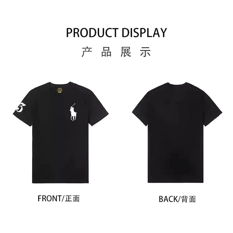 Polo Ralph Lauren Black T-Shirt Review: A $16.57 Loose Cotton Tee, Measured